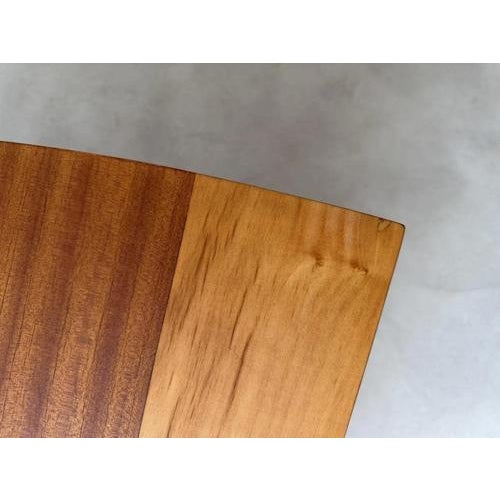 Fan-Shaped Coffee Table with Inlaid Wood, 1950s For Sale - Image 11 of 17