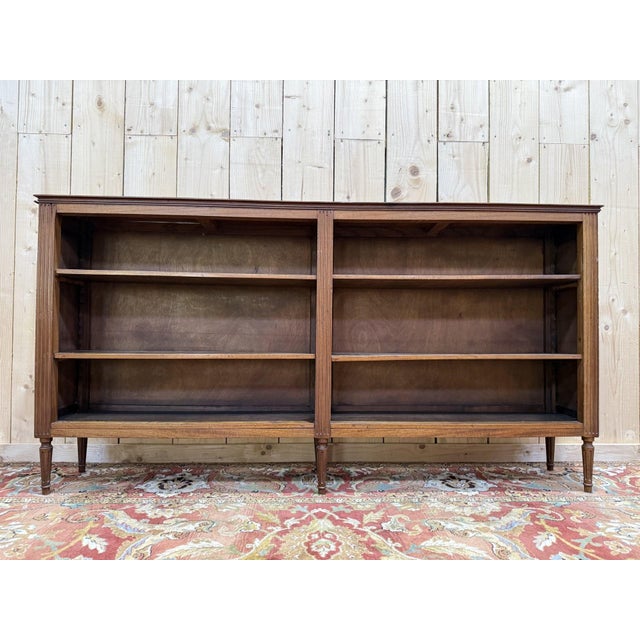 Brown Louis XVI Style Bibus Bookcase For Sale - Image 8 of 8