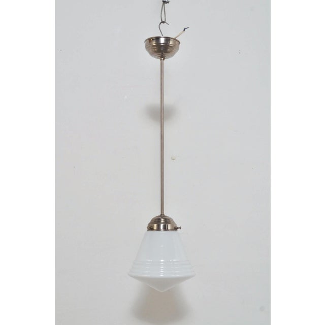 Vintage Art Deco Style Pendant Lamp, 1970s For Sale - Image 3 of 8