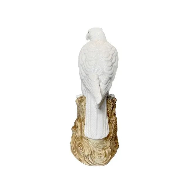Japanese Hirado Porcelain Hawk For Sale - Image 4 of 9