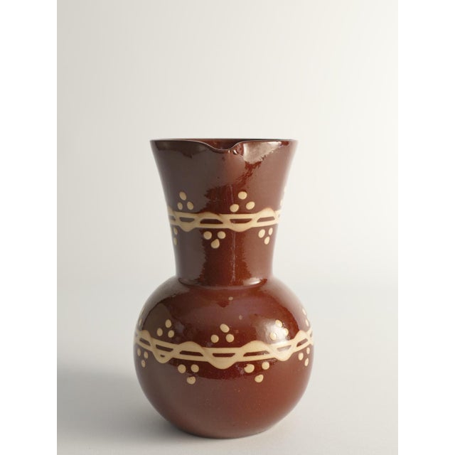 Brown Ceramic Vase by Andersson & Johansson, Höganäs, Sweden, 1920s For Sale - Image 4 of 13