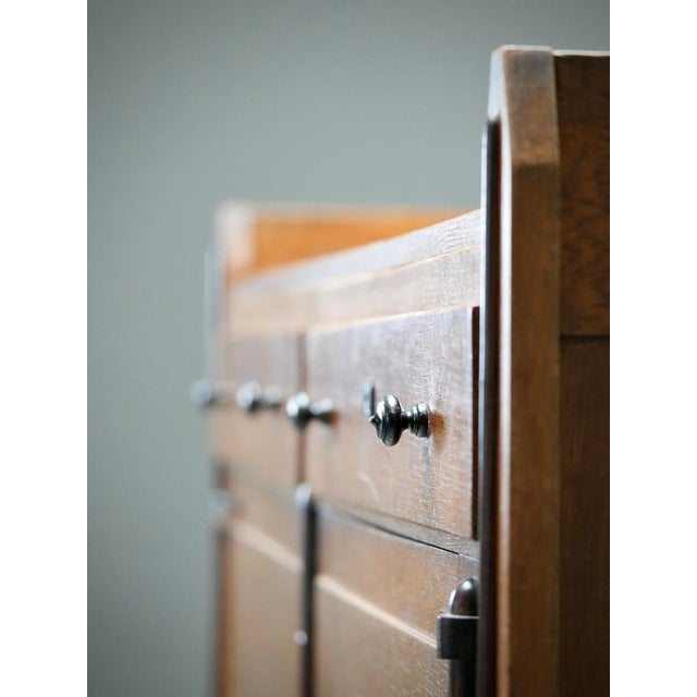 Art Deco Bar Cabinet in Oak and Coromandel, Europe, 1930 For Sale - Image 6 of 16