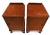 Wood Art Deco Burr Walnut Night Stands on Cabriole Legs & Figured Walnut Fronts, 1920s, Set of 2 For Sale - Image 7 of 10