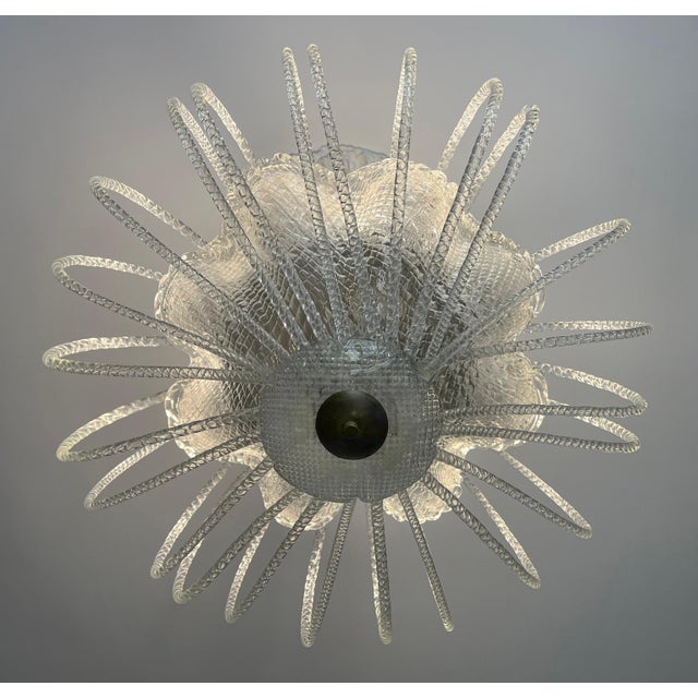 Chandelier attributed to Barovier & Toso, Murano, 1940s For Sale - Image 13 of 18