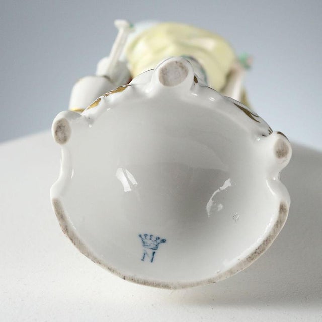 German Porcelain Figurines from Rudolstadt, Set of 2 For Sale - Image 10 of 12