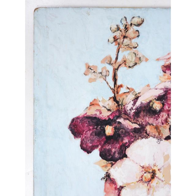 Early 20th Century Floral Ursula Lauderdale Painting For Sale - Image 4 of 7