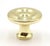 Late 20th Century Pair of Vintage 1.25 In. Polished Brass Drawer Cabinet Knobs For Sale - Image 5 of 5