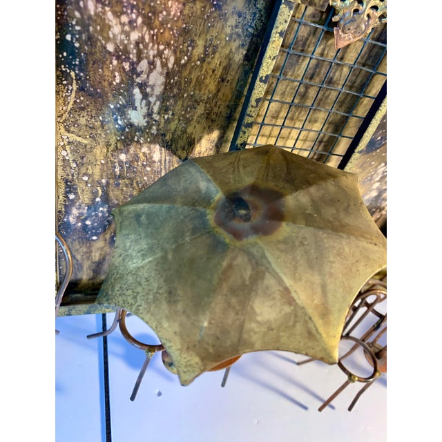 Curtis Jere Mid- To Late-20th Century Curtis Jere Brutalist Café Scene Wall Sculpture – Signed For Sale - Image 4 of 9