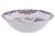 Large eight inch multi-color transfer ware Heritage Hall pattern bowl in brown, red and green made by Johnson Brothers,...