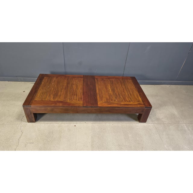 Coffee Table in Bamboo, 1980s For Sale - Image 10 of 10