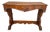 Antique Charles X Console Table in Walnut Feather, 1825 For Sale