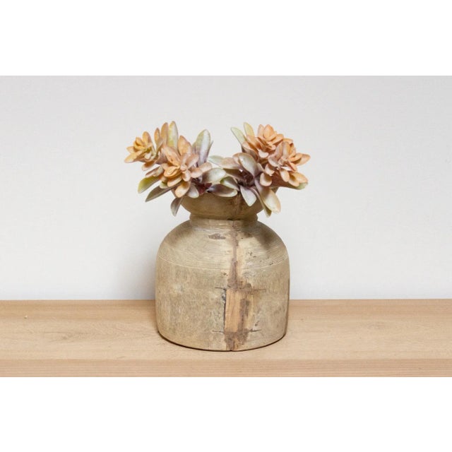 Tan Tribal Ghee Vessel-Harsh For Sale - Image 8 of 9