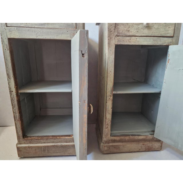 Antique Bedside Tables, 1890s, Set of 2 For Sale - Image 6 of 10