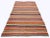 Vintage Colorful Striped Turkish Kilim Rug- 5′6″ × 9′10″ For Sale In Los Angeles - Image 6 of 7