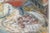Oil on canvas, painting depicting birds in a fruit tree, 20th century. 20th-century oil painting on canvas depicting birds...