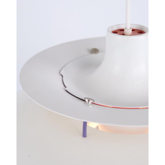 Early 21st Century Model PH 5 Pendant Light in White Lacquered Metal by Poul Henningsen for Louis Poulsen, 2010 For Sale - Image 5 of 12