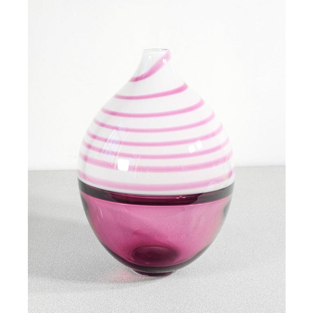 Blown Glass Vase by Paolo Crepax For Sale - Image 10 of 10