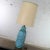 Mid 20th Century Mid 20th Century Mid Century Modern Table Lamp Large Turquoise Lava Glaze Ceramic After Fantoni For Sale - Image 5 of 13