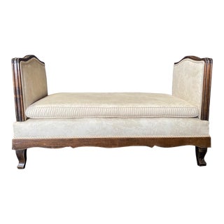 Antique French Provincial Convertible Daybed Loveseat Settee For Sale