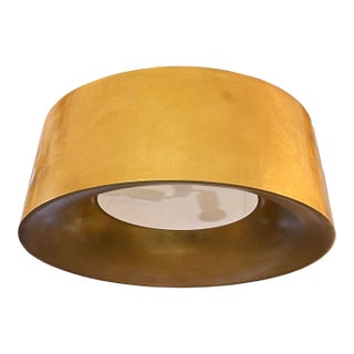 Barbara Barry for Visual Comfort Gold Halo Pendant, Medium For Sale