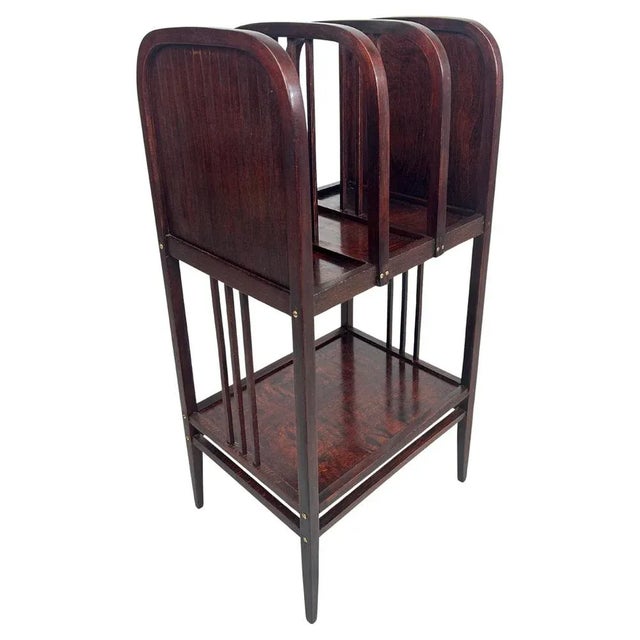 Secession Magazine Holder by Otto Wagner for Thonet, 1890s For Sale - Image 11 of 11