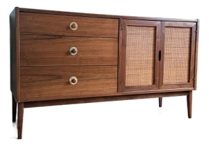 Vintage MCM Petite Credenza Attributed to Jack Cartwright for Founders