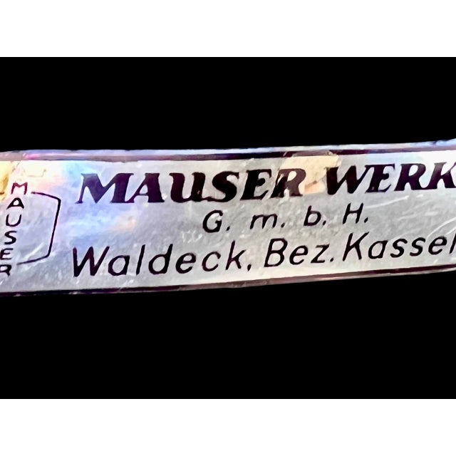 Bauhaus 3-Legged Side Table in Tubular Steel with Black Linoleum Top from Mauser Werke Waldeck Table, 1950s For Sale - Image 10 of 13