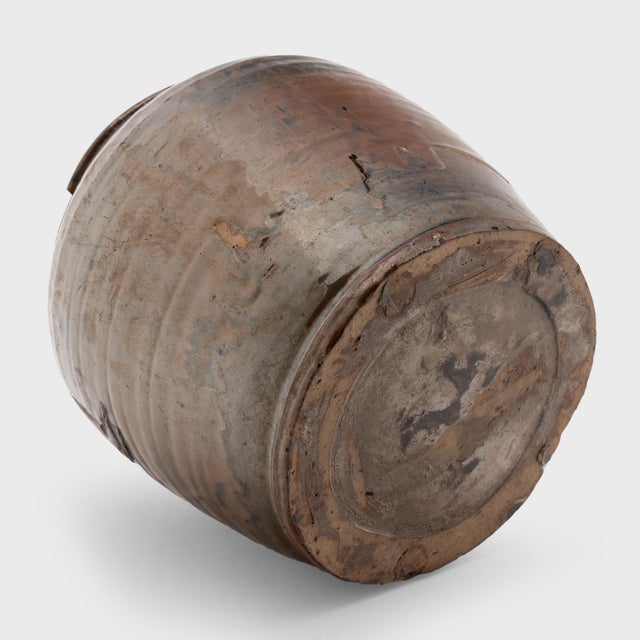 Chinese Drip Glaze Kitchen Jar, C. 1900 For Sale - Image 4 of 4
