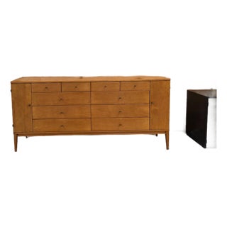 Paul McCobb 20 Drawer Mr. And Mrs. Dresser Winchendon Furniture 1960s Mid Century Modern For Sale