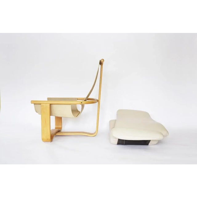 Vintage Scandinavian Beige Manta Lounge Chair by Ingmar Relling for Westnofa, Norway, 1970s For Sale - Image 3 of 10