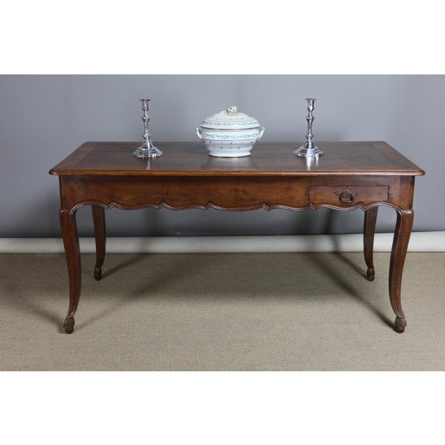 19th Century Walnut Console Table For Sale - Image 5 of 9