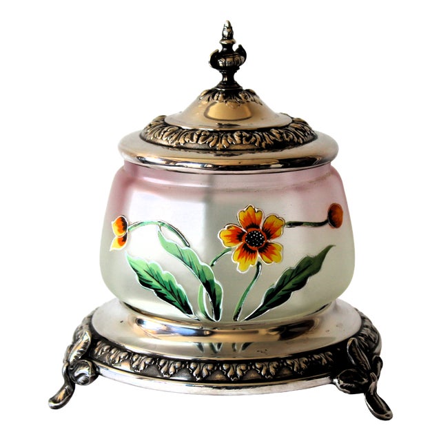 Silver-Plated Bonbonnière from WMF, 1890s For Sale