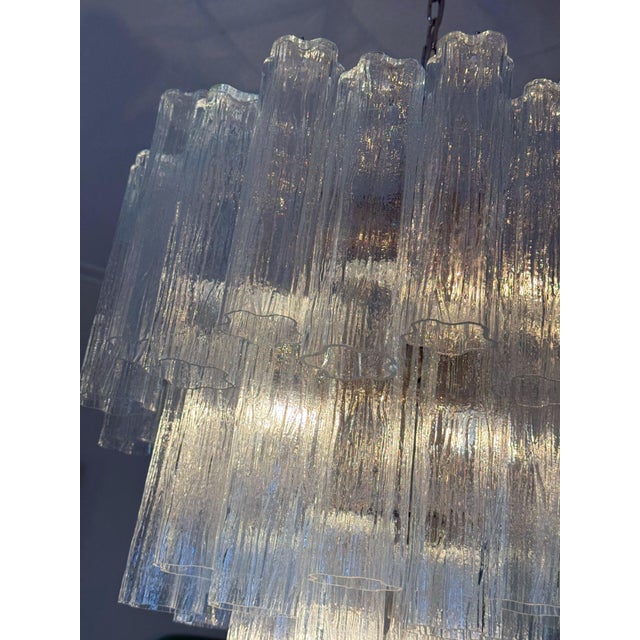 Murano Chandelier in Glass For Sale - Image 6 of 9