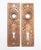 Early 20th Century Vernacular Reading Windsor Brass Passage Door Knob Set For Sale - Image 4 of 7