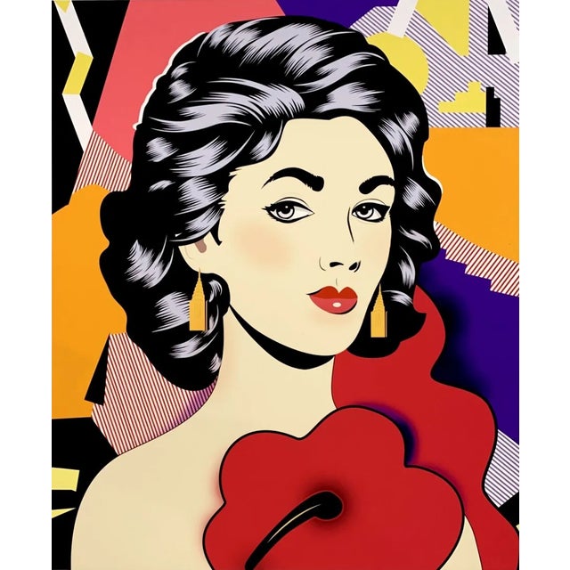 Danuta Dabrowska-Siemaszkiewicz, Elisabeth, 2000s, Screen Print & Paper For Sale