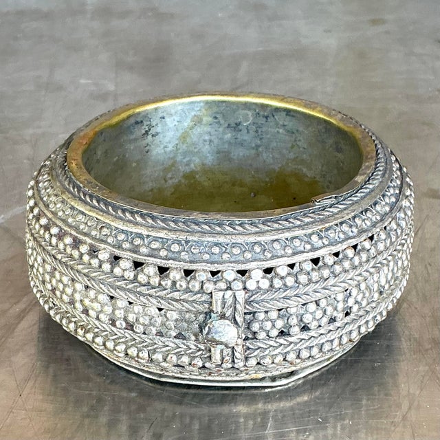 Infuse your space with charm using our American-style Vintage Boho Tibetan Small Bowl. This unique piece showcases...