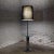 Mid 20th Century Mid-Century Modern Floor Lamp Chrome Cylinder With Attached Glass Side Table Style of George Kovacs For Sale - Image 9 of 13