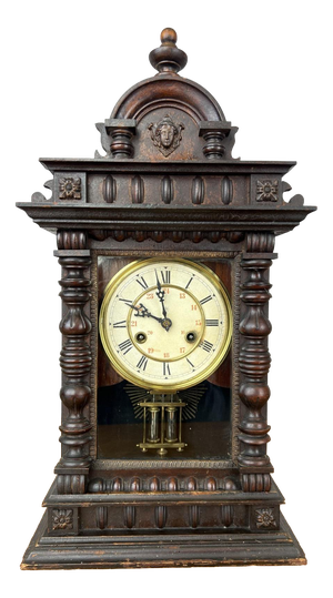 Vintage Junghans Wooden Mantel Clock