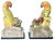 Early 20th Century Pair Art Deco Jadeite & Multi-Stone Parrot Bookends For Sale - Image 5 of 18