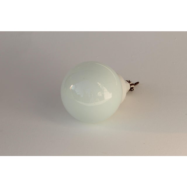 1920s Art Deco Porcelain and Glass Ceiling Light, 1920s For Sale - Image 5 of 8