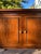 Antique Quarter-Sawn Tiger Oak Two-Door Server With Turned Legs and Classical Detailing For Sale - Image 4 of 7