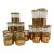 Mid 20th Century Culver LTD “Antigua” 22kt Gold Barware Glasses - A Set of 16 For Sale
