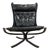 Black Falcon Chair by Sigurd Ressell for Vatne Furniture, 1960s For Sale