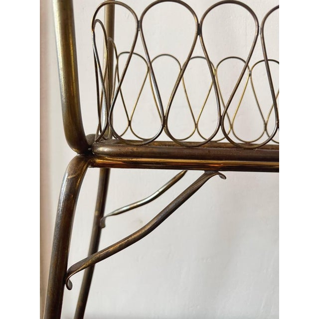 Mid-Century Modern French Perforated Metal Planter by Mathieu Matégot, 1956 For Sale - Image 15 of 16