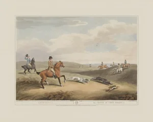 Coursing- Giclee Print From British Field Sports