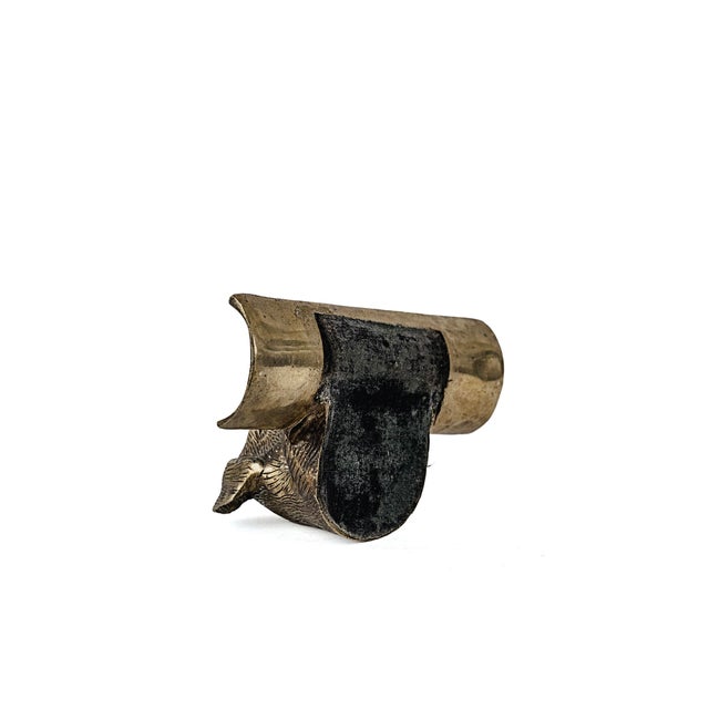 Vintage French Brass Animal Pen and/or Card Holder For Sale In Tulsa - Image 6 of 9