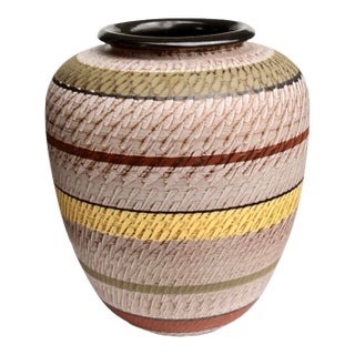 Dümler & Breiden "Faux Klinker" Floor Vase, Type 29/25, Germany 1970s For Sale