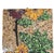 Fine micro mosaic art glass floral design hanging wood panel. Hand-crafted colorful flower design in red, gold yellow,...