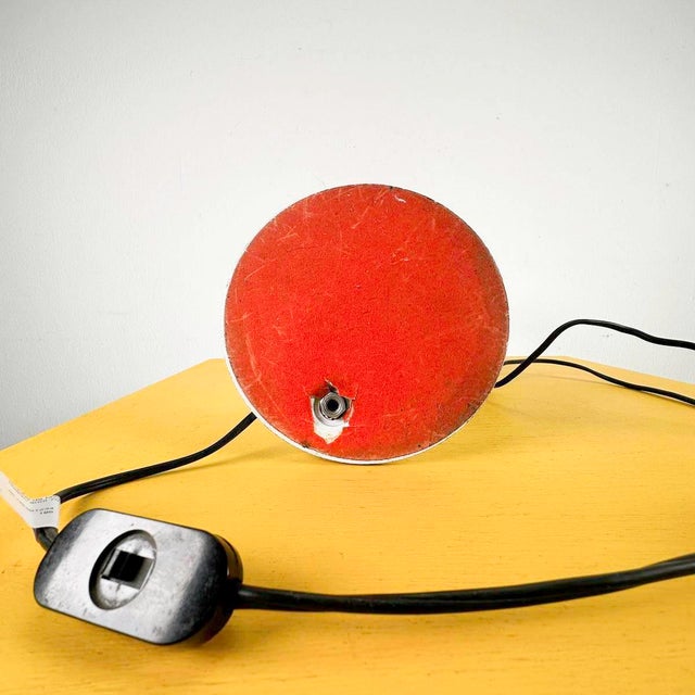 White Eyeball Table Lamp from Reggiani, 1970s For Sale - Image 8 of 9