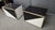 Not Yet Made - Made To Order Geometric Nightstands in Birch Wood with Glass and Brass from Justfurnituress SRL, Set of 2 For Sale - Image 5 of 17